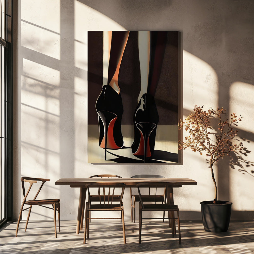 Sleek Stiletto Strut | Canvas