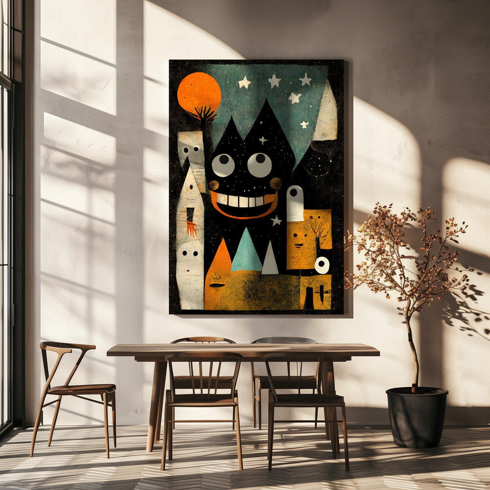 Whimsical Nightscape | Canvas