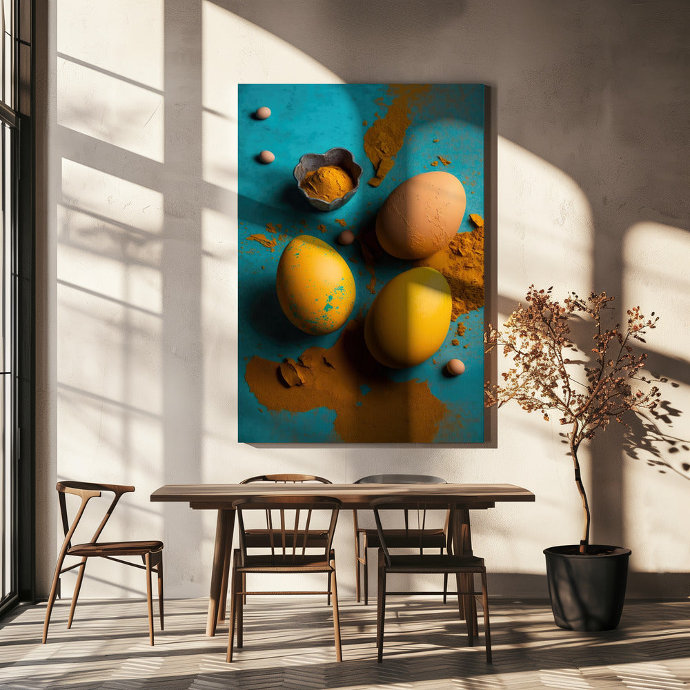 Golden Hue Mirage | Canvas