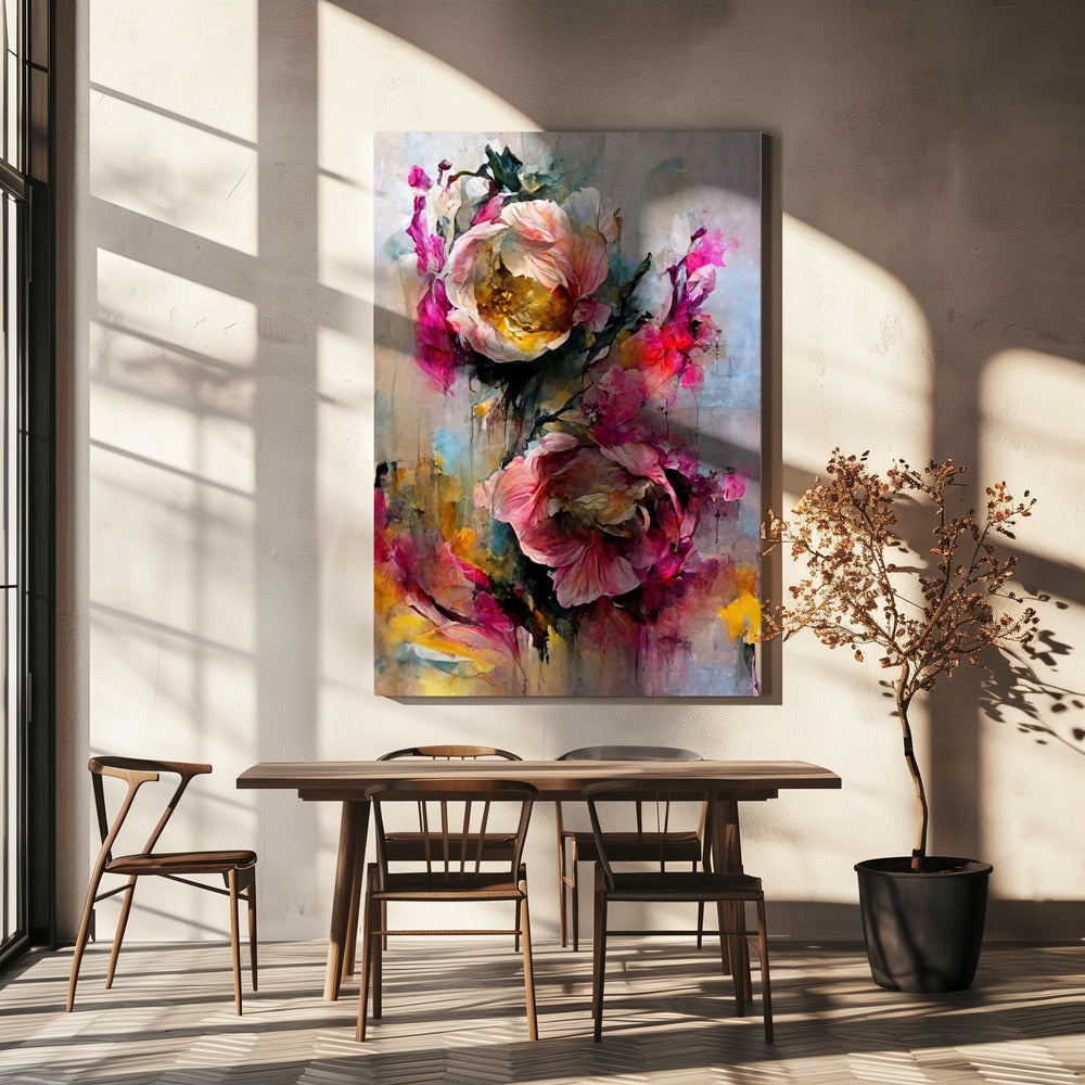 Vivid Bloom Fusion | Canvas