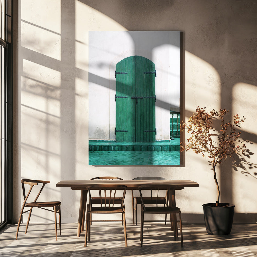 Marrakesh Green Door | Canvas