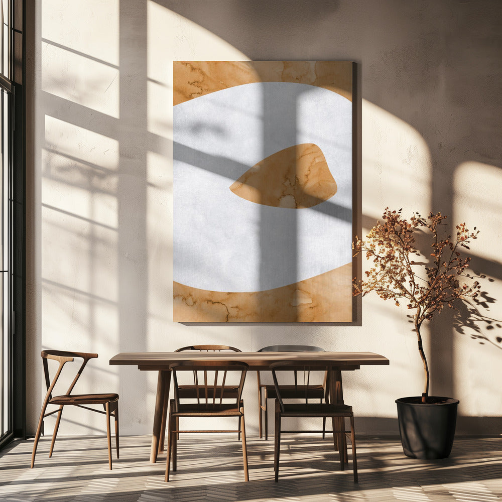 Abstract Lake Crater view | Canvas