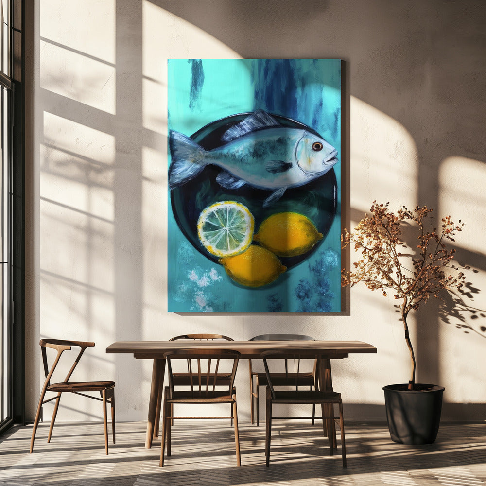 Ocean&#039;s Citrus Feast | Canvas