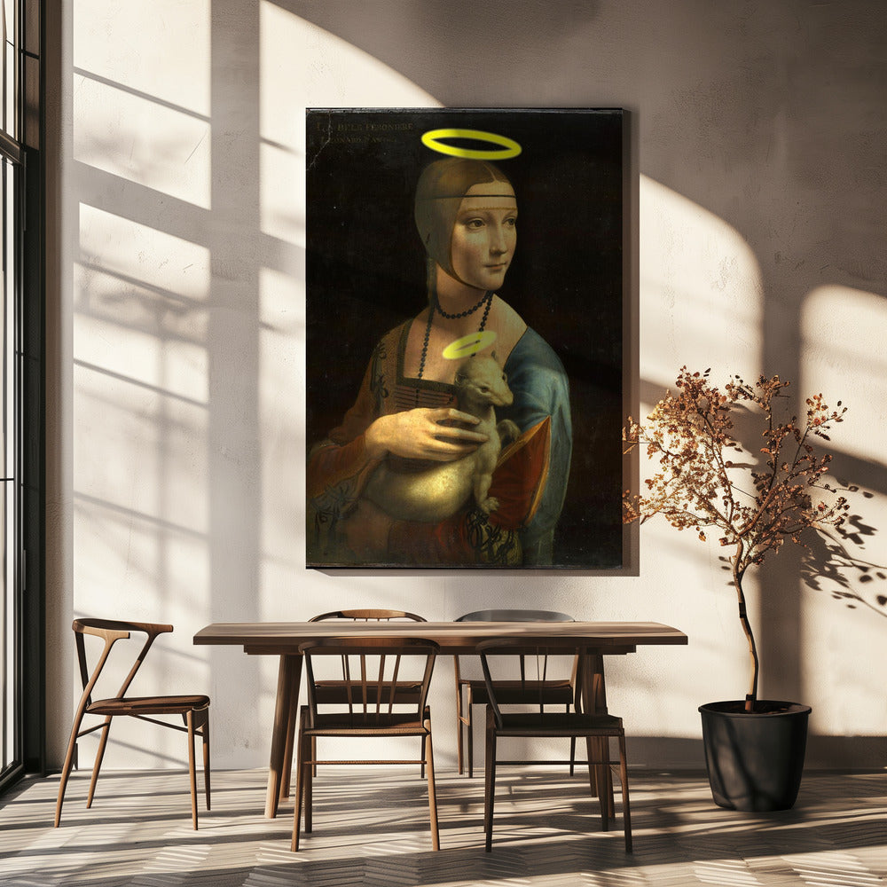 Lady with a halo | Canvas