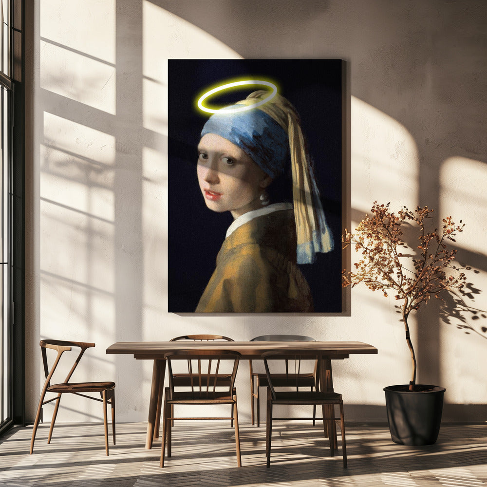 Girl With A Halo | Canvas