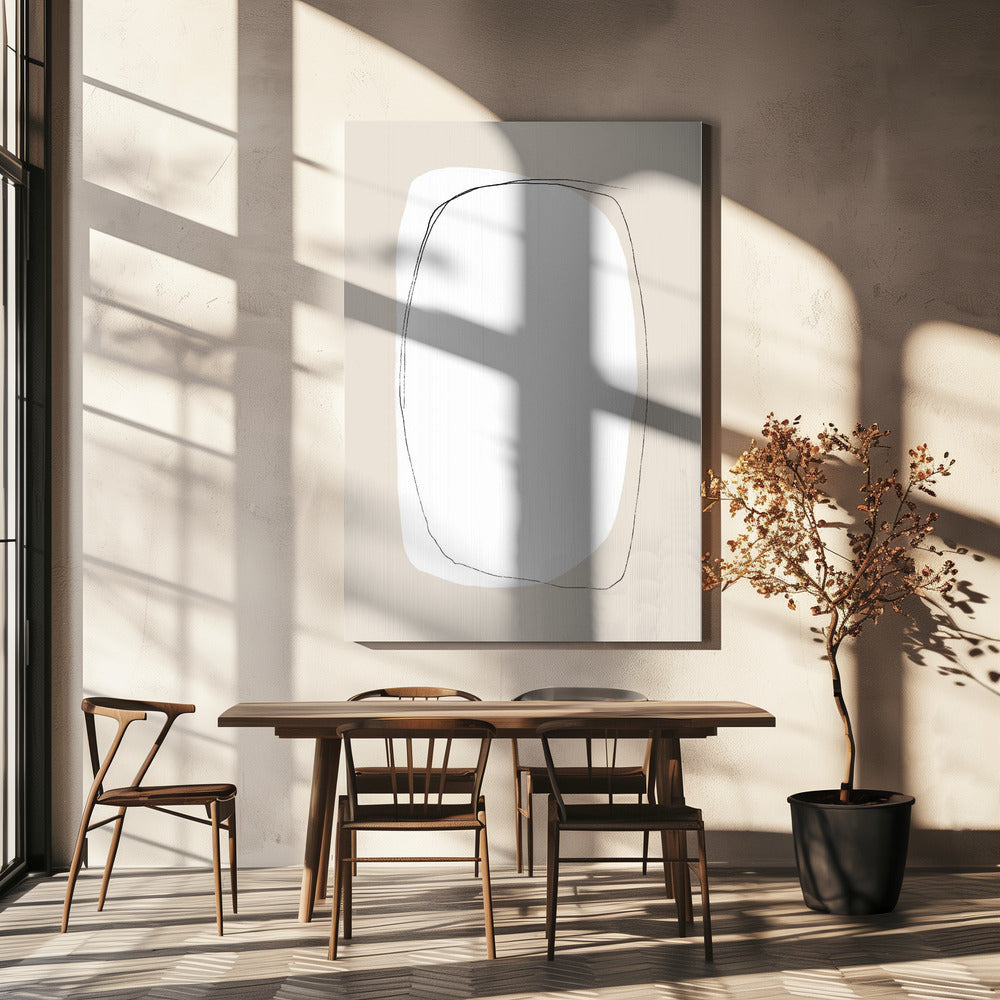 Layered Oval Shapes | Canvas