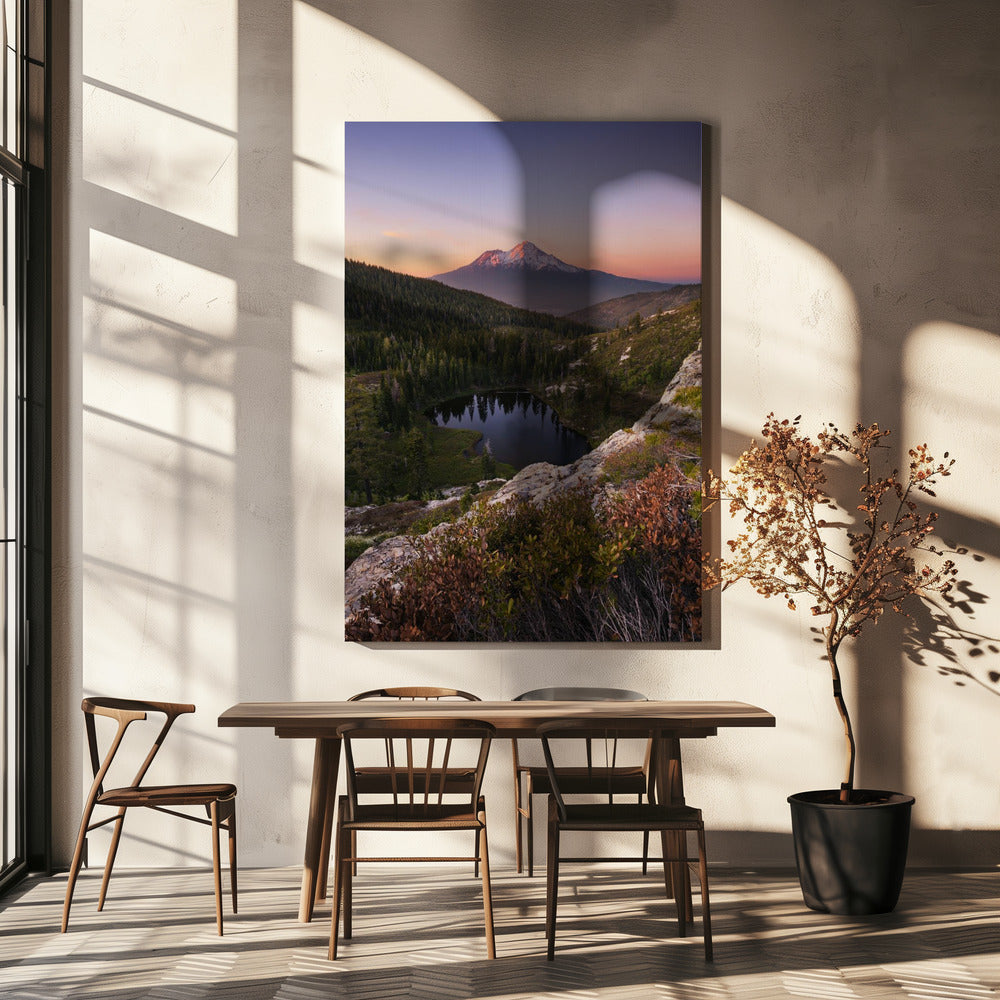 Heart Lake vertical | Canvas