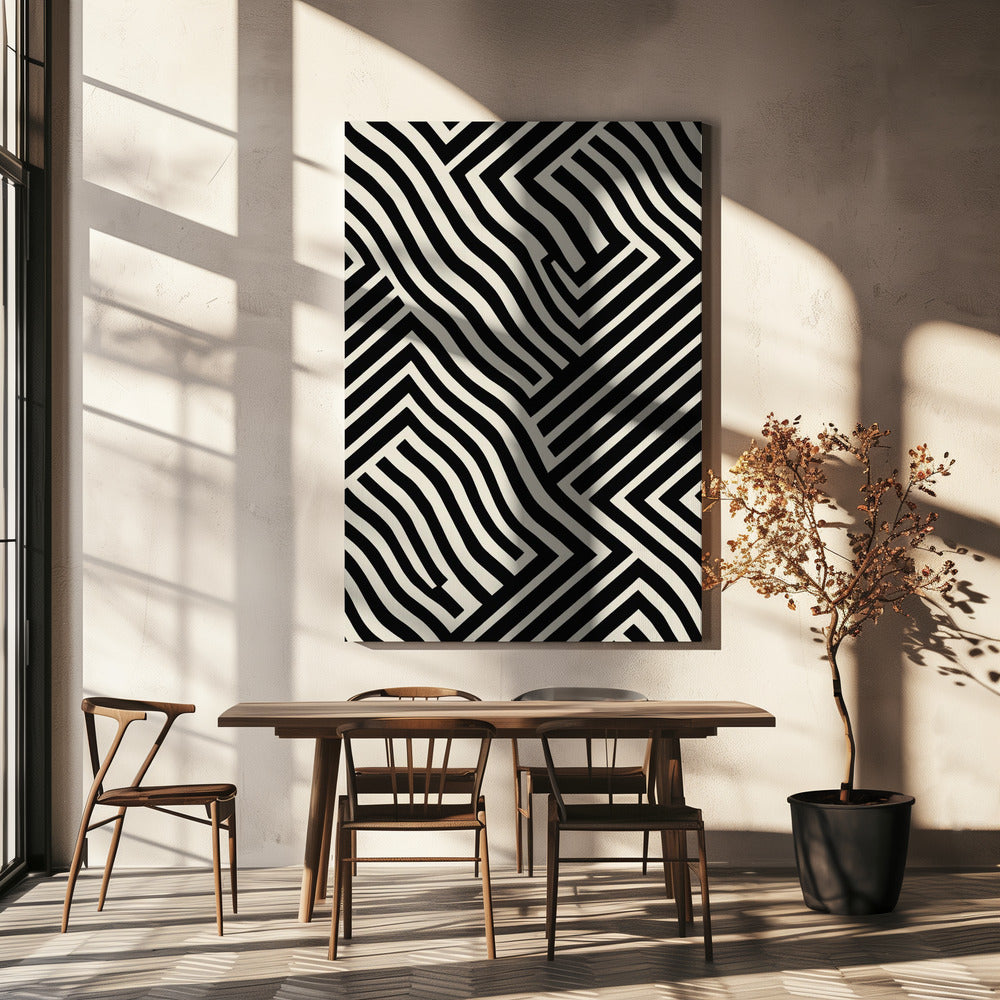 Zebra Maze | Canvas