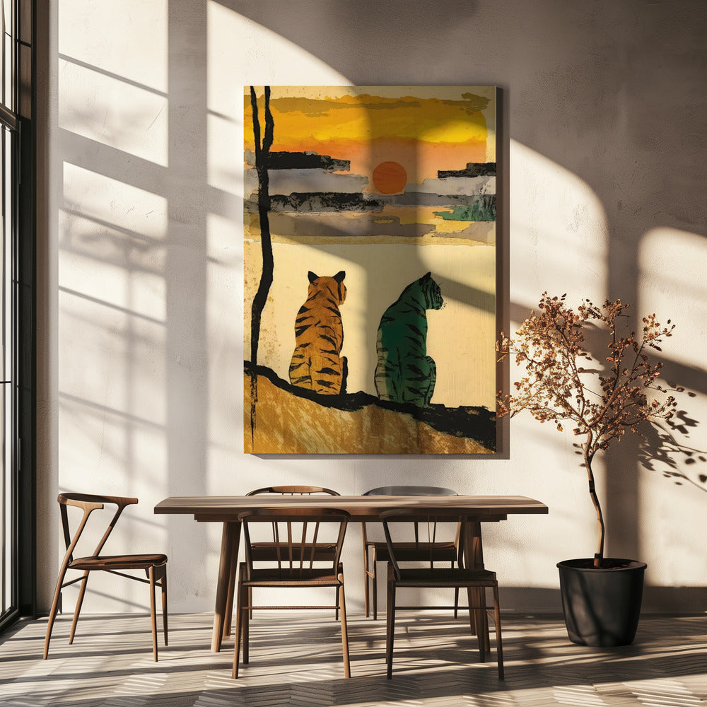 Sunset Companions | Canvas