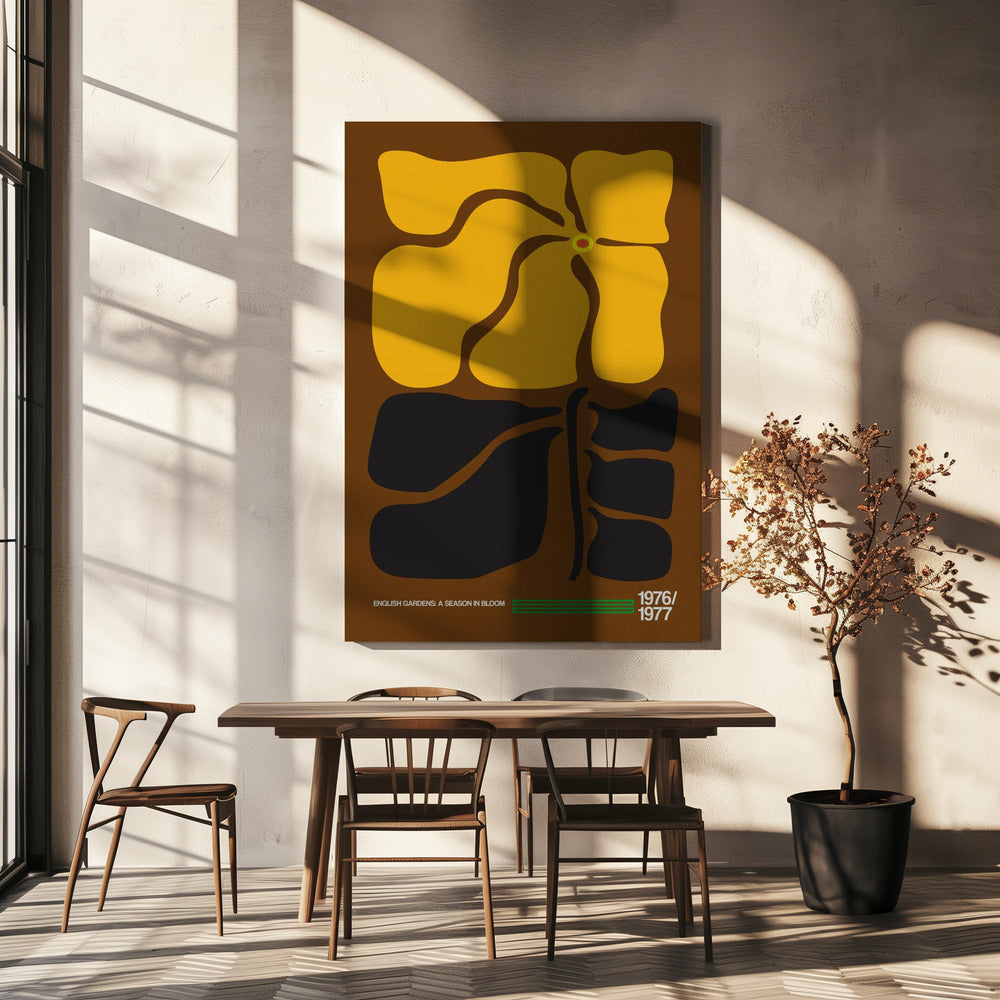 English Gardens Brown | Canvas