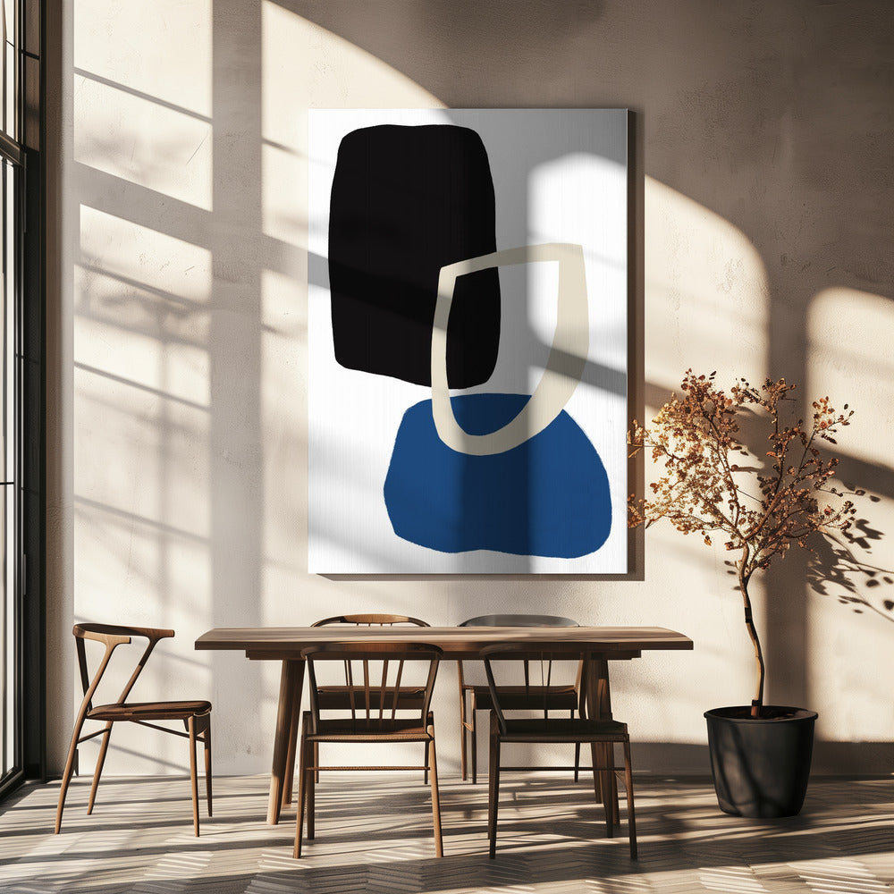 Colorful Bold Geometric Shapes | Canvas