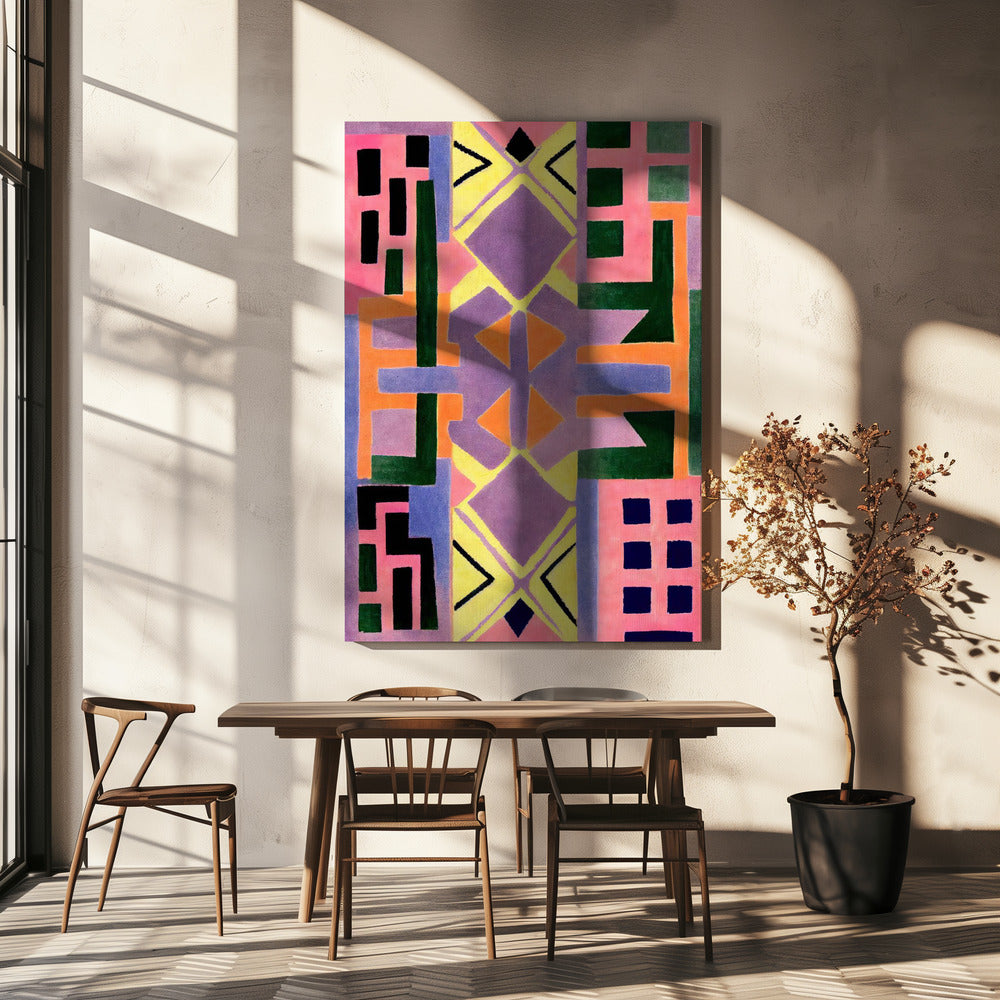 Vibrant Geometry | Canvas