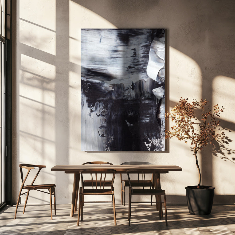 Monochrome Whirl | Canvas