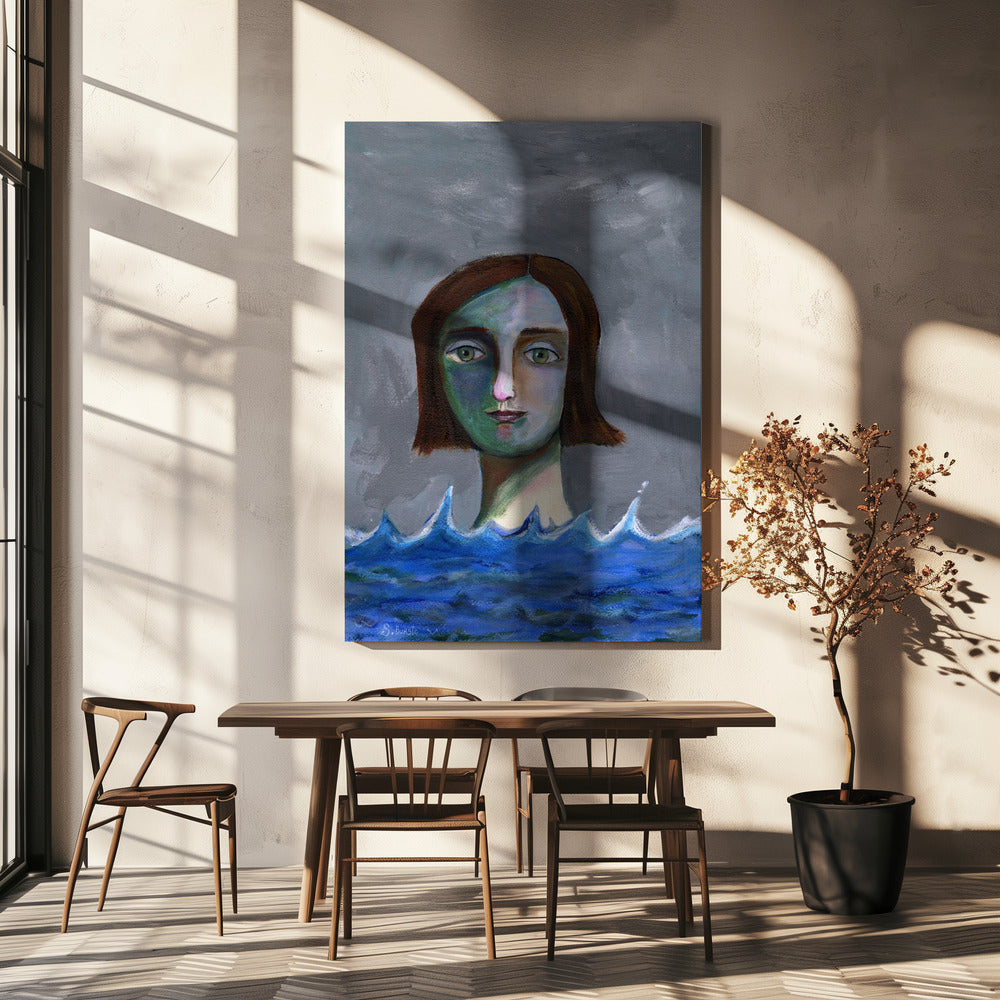 Swimming Girl | Canvas