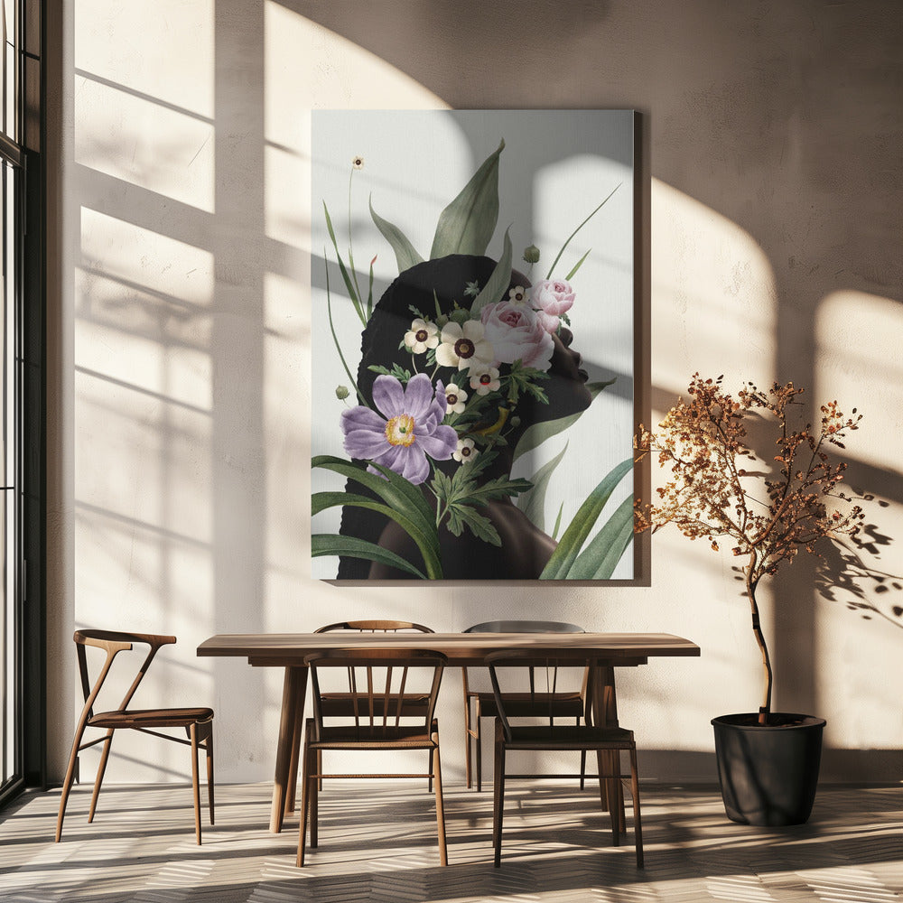 Purple flower | Canvas