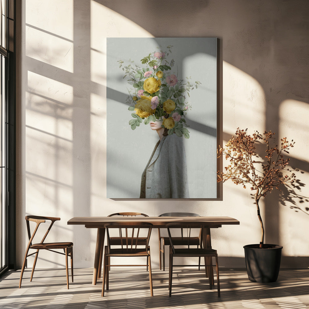 Yellow bouquet | Canvas