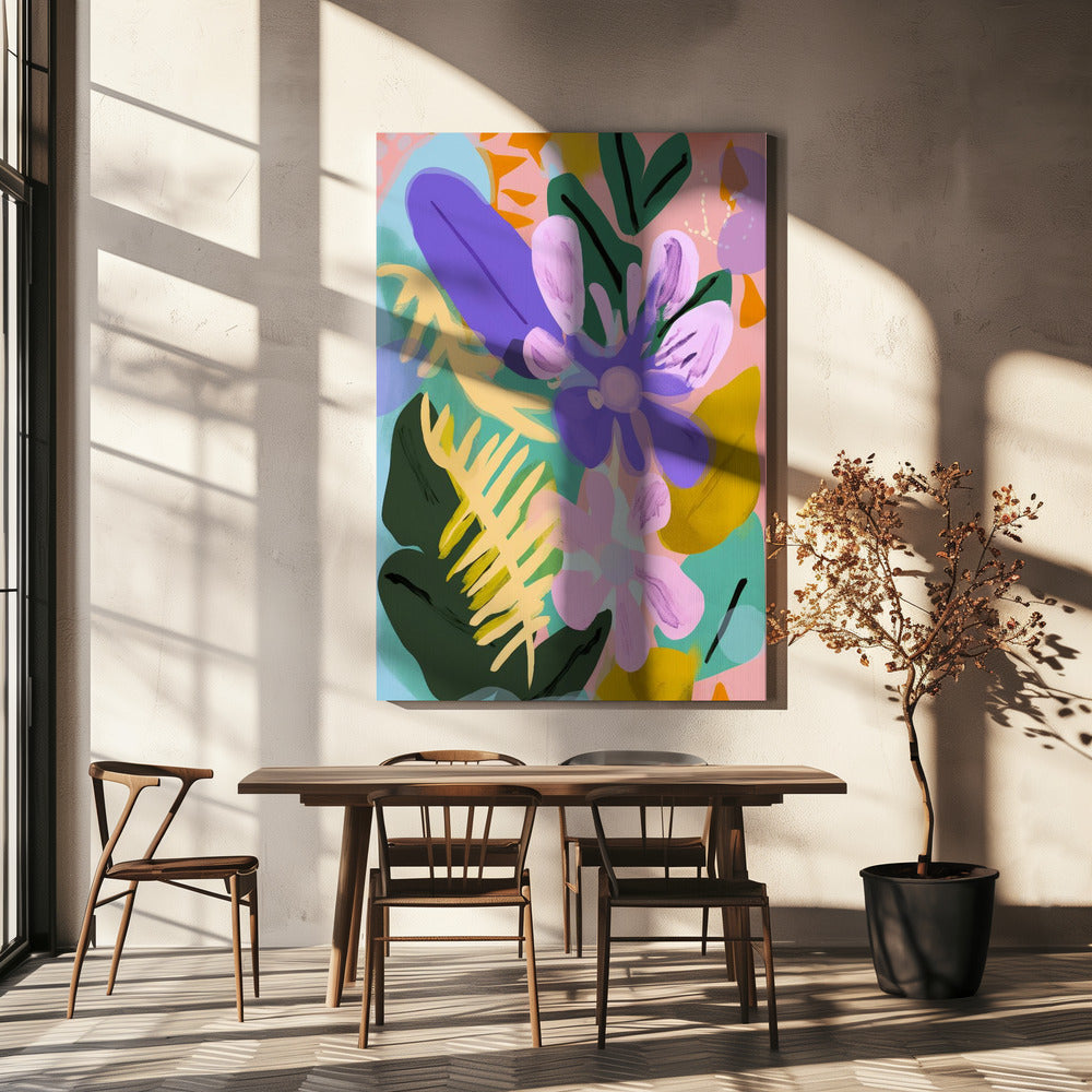 Floral Whimsy Burst | Canvas