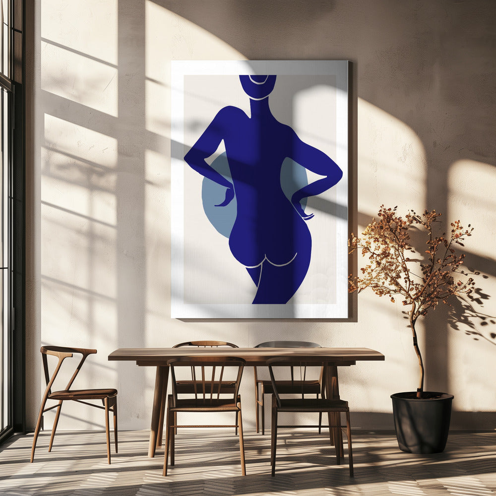 Femme Bleu | Canvas