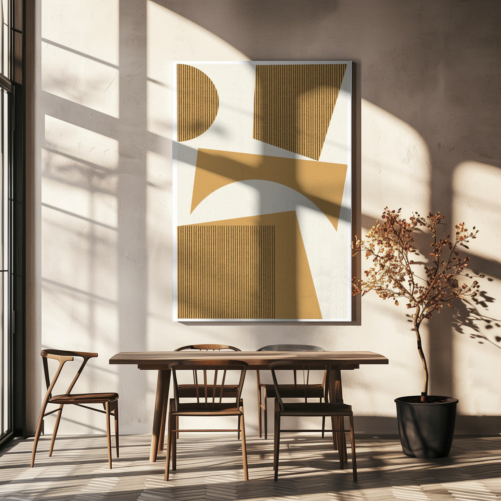 Curved Harmony | Canvas