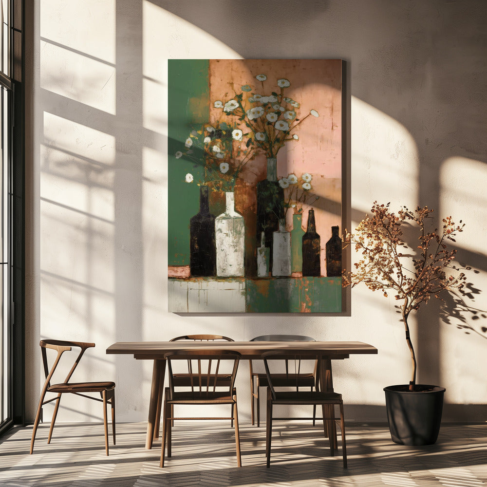 Vases in Bloom | Canvas