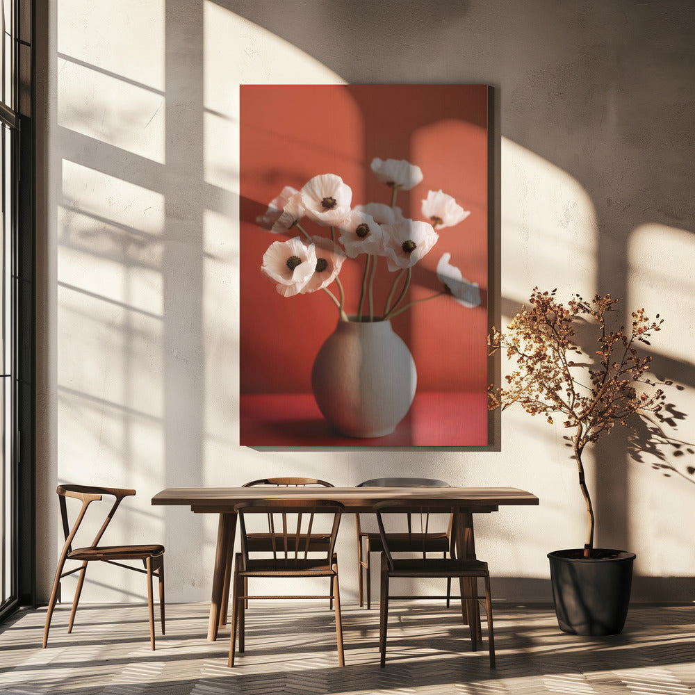 Poppies in Porcelain | Canvas