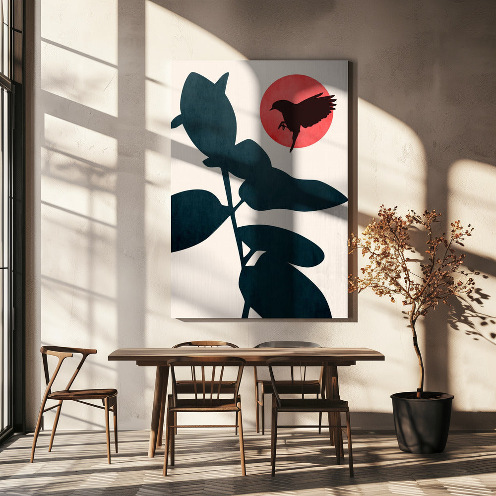 Japanese Bird | Canvas