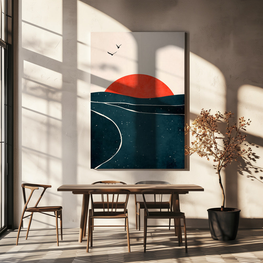 Dancing Seagulls | Canvas