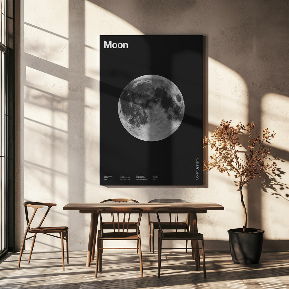 Solar System Moon | Canvas