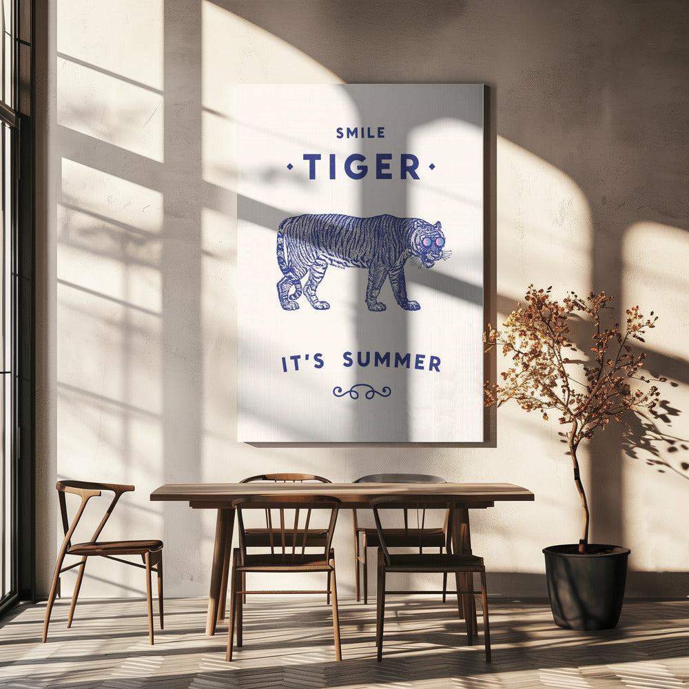 Smile Tiger | Canvas