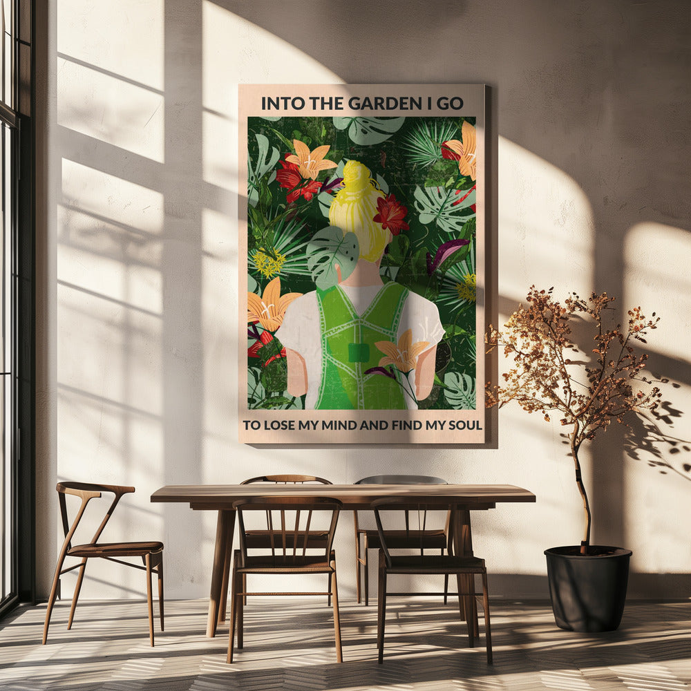 Into the Garden (blonde) | Canvas