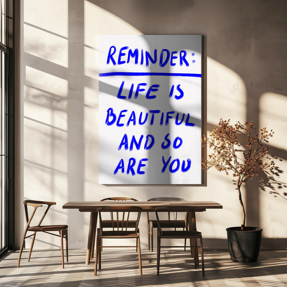 Beautiful Reminder | Canvas