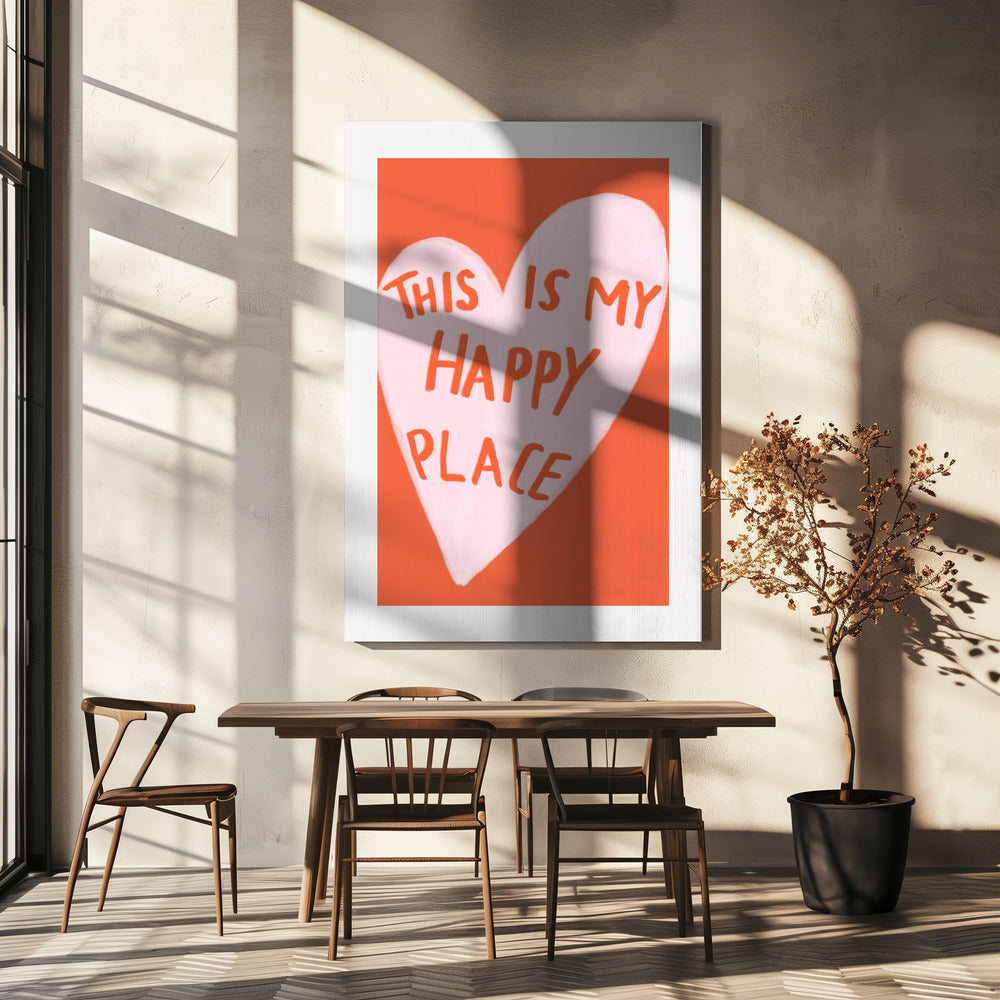 Happy Heart Message | Canvas