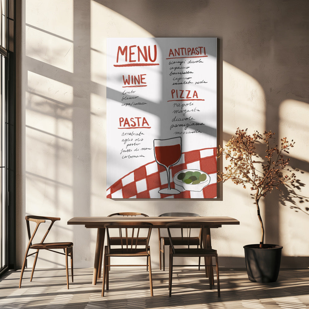 Italian Cuisine Delight | Canvas