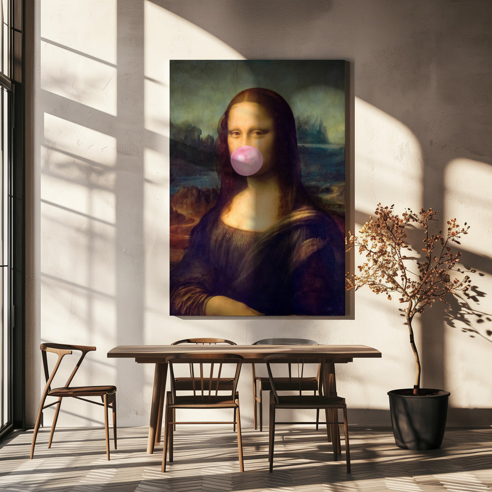 Mona Lisa Bubble Gum | Canvas