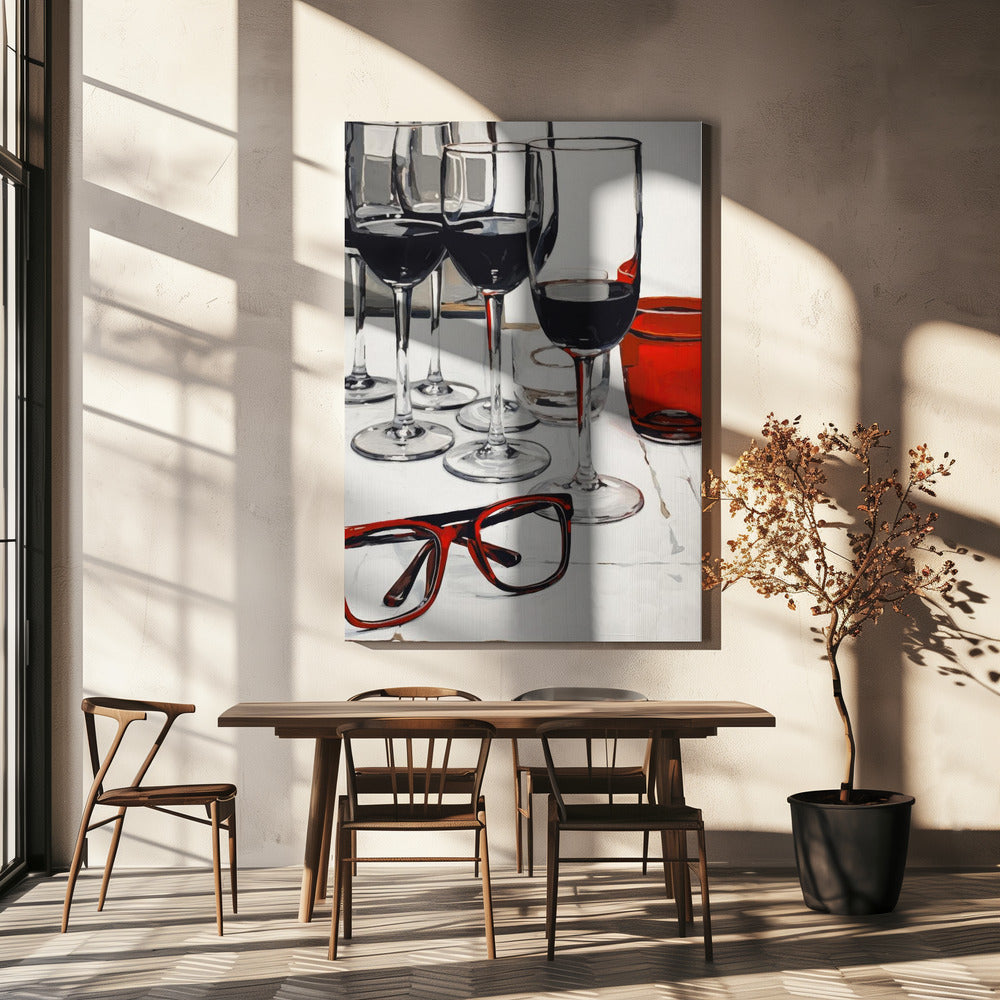 Wine &amp; Reflection | Canvas
