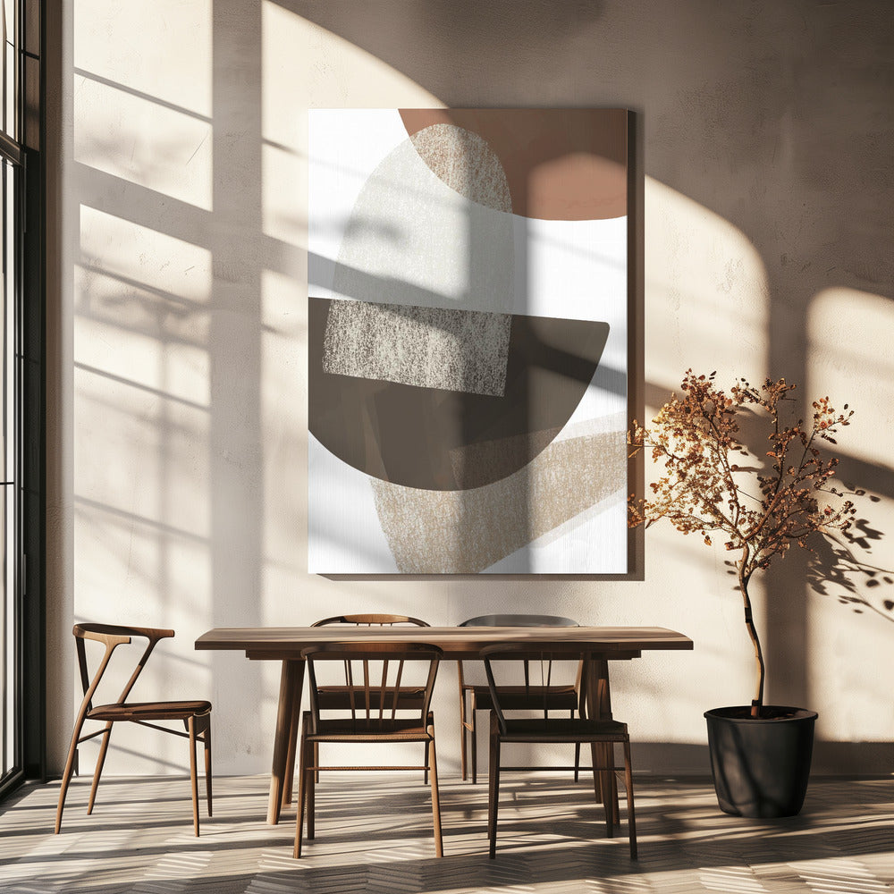 Earth Tone Geometric Art | Canvas