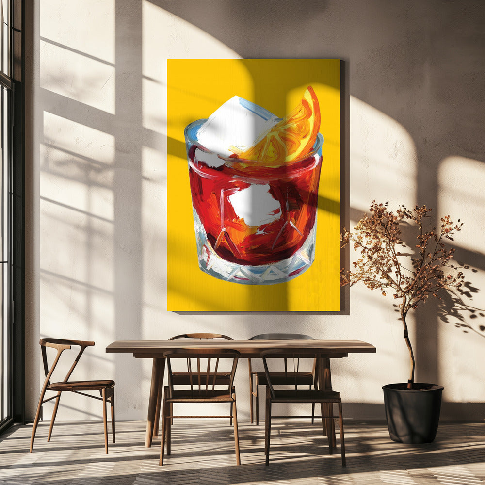 Negroni On Sunshine | Canvas