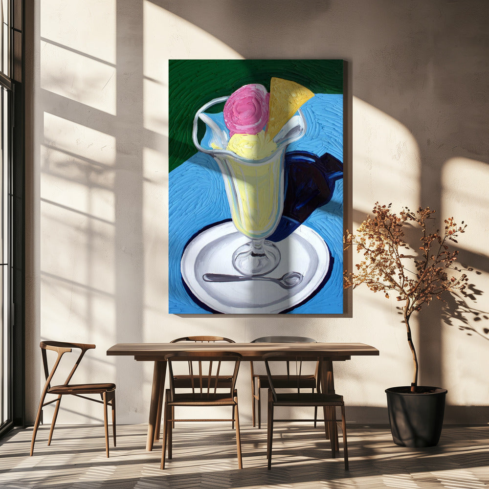 Raspberry and Vanilla Ice Cream | Canvas
