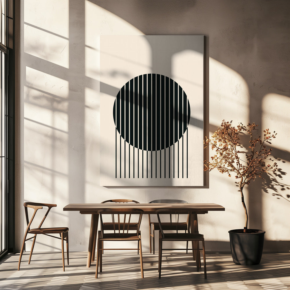 Minimal Circle Vibes #1 | Canvas