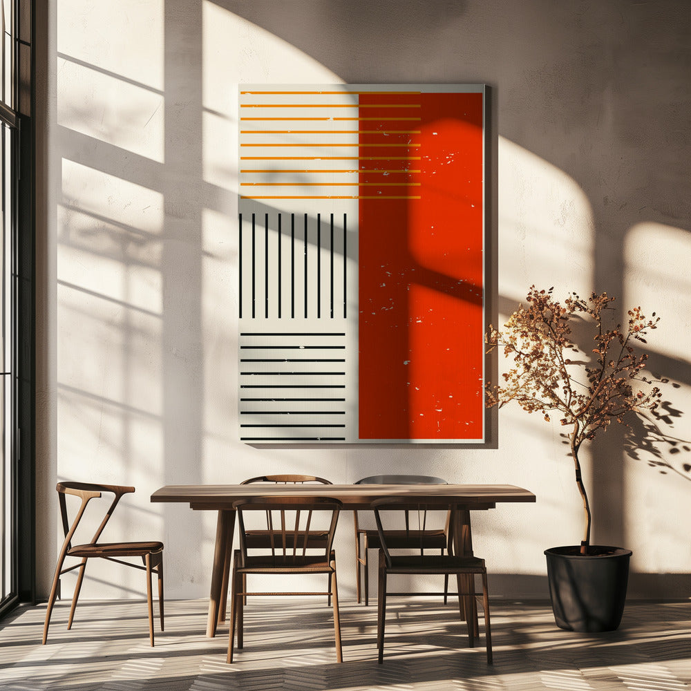 Vibrant Minimal Series #4 | Canvas