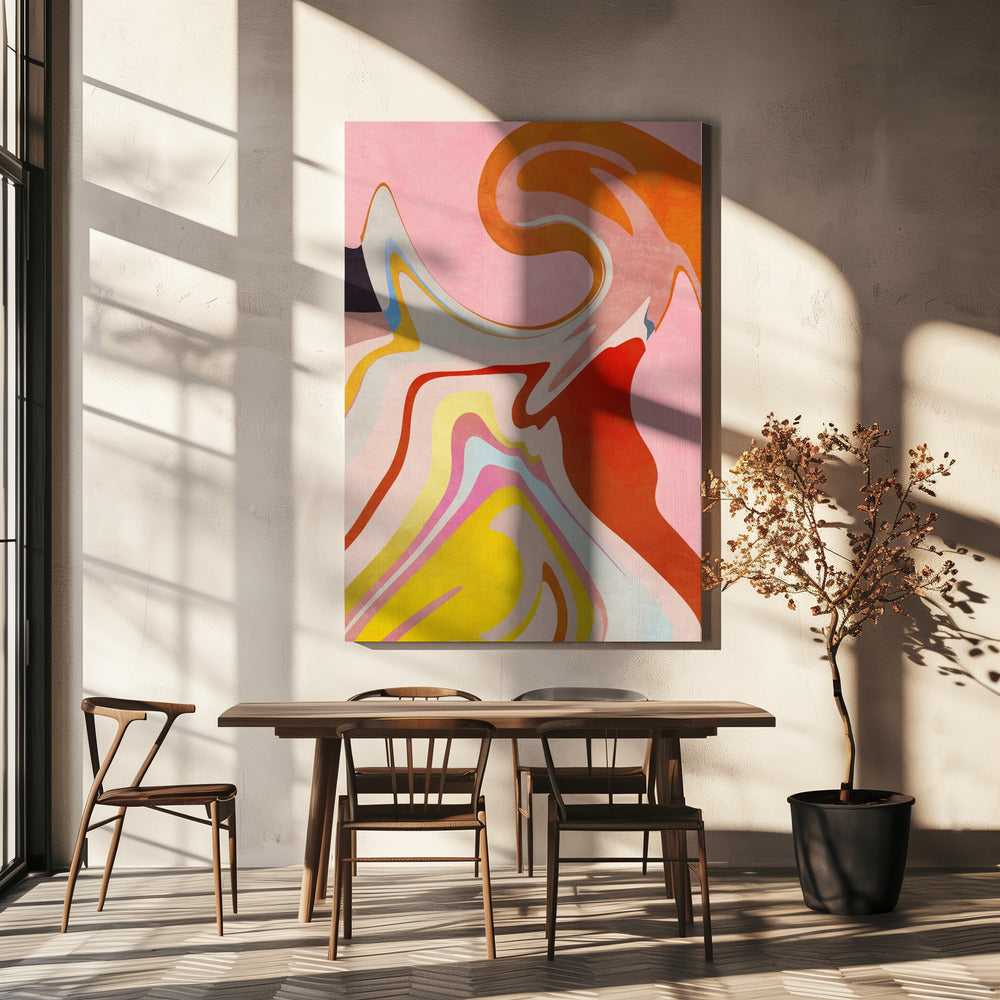 Organic Bauhaus Waved2 | Canvas