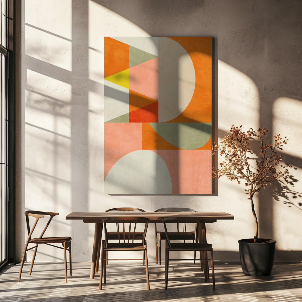 Summer Circles22 4 V | Canvas