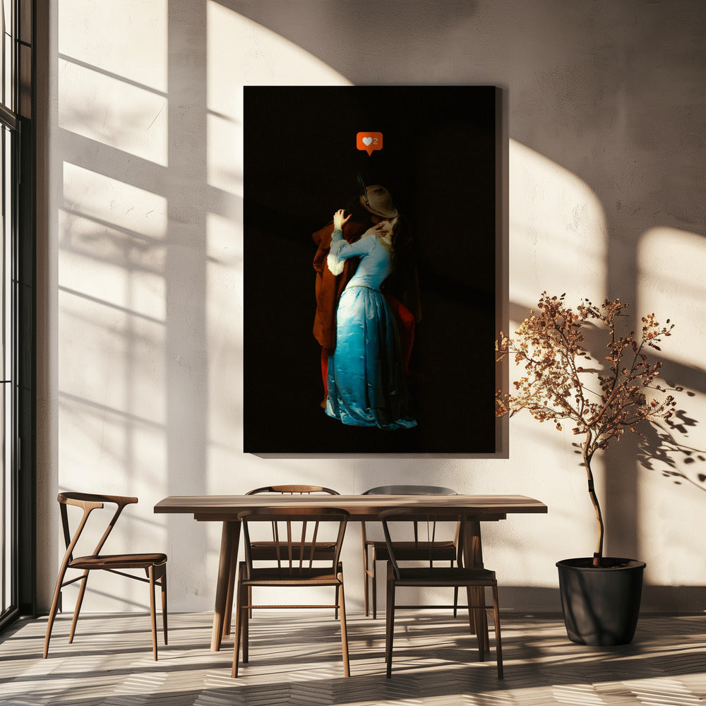 A Modern Kiss | Canvas