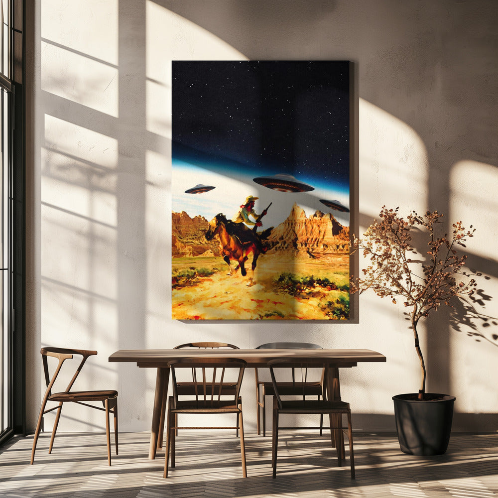 UFO Space Chase | Canvas