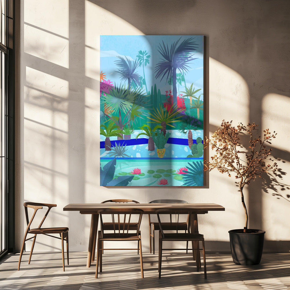 Moroccan Garden | Canvas