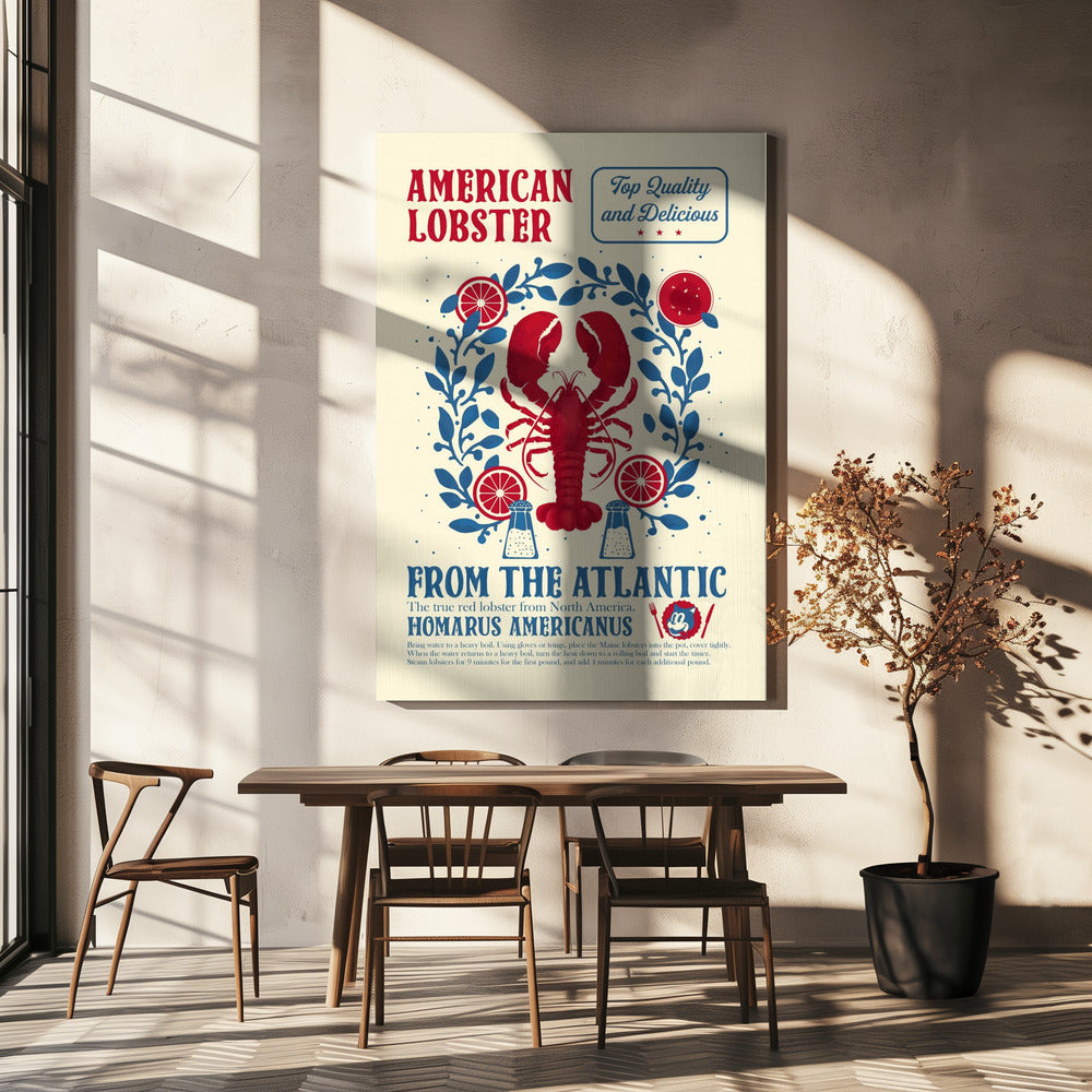 Lobster kitchen print | Canvas