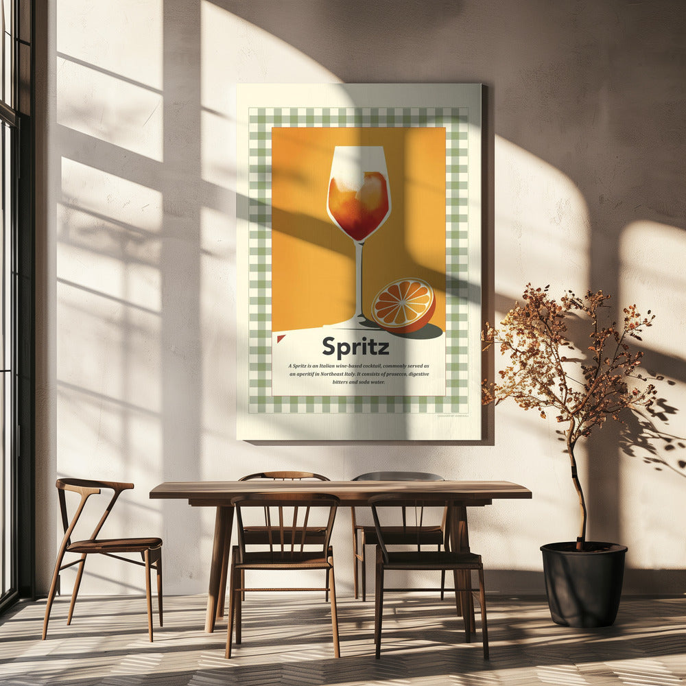 Spritz retro print | Canvas