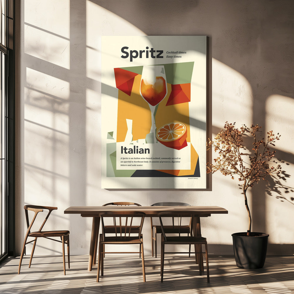 Aperol spritz print | Canvas