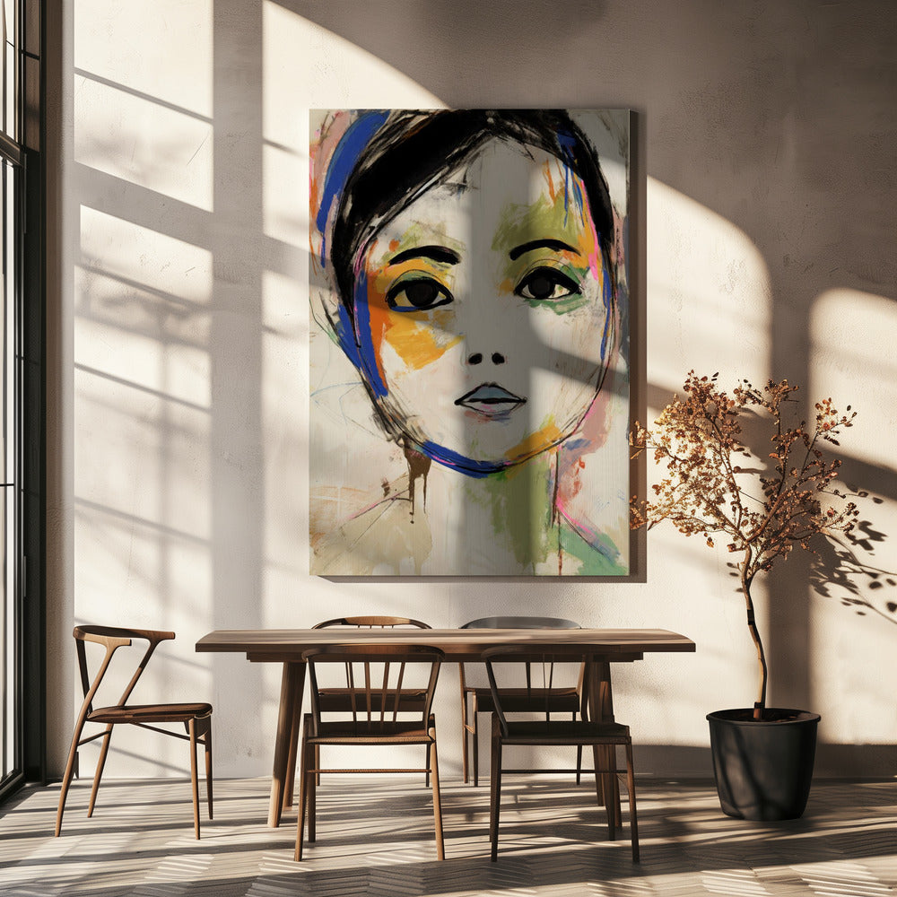 Colorful Gaze | Canvas