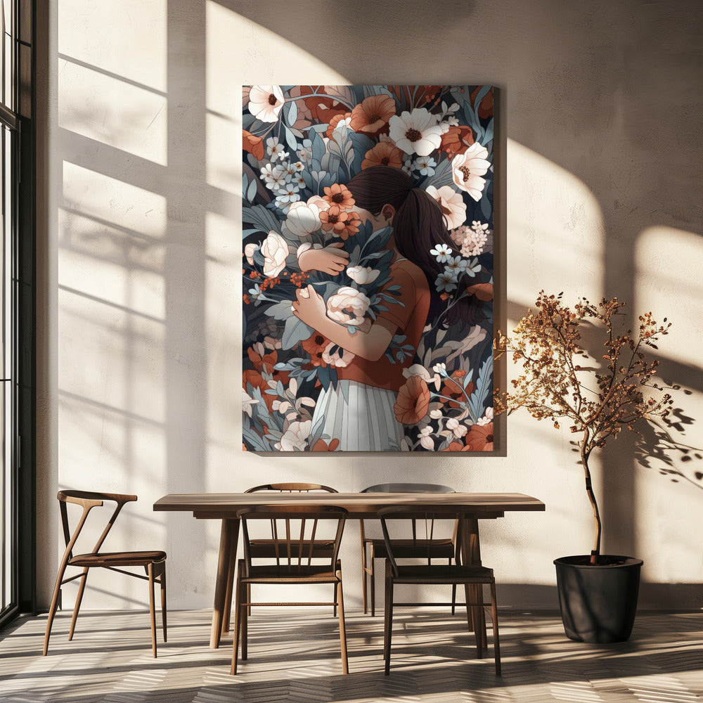 Floral Embrace | Canvas